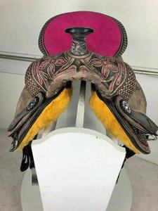 Selle Western en cuir véritable légère pour une équitation sécurisée, logo personnalisé, service OEM, prix de gros HORZE N PET - Product Image 4