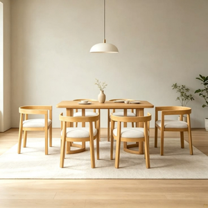 Mobilier d'hôtellerie OEM/ODM : Ensemble de salle à manger d'extérieur en bois/aluminium avec chaises en corde, résistant aux intempéries, pour hôtels et complexes hôteliers - Product Image 3