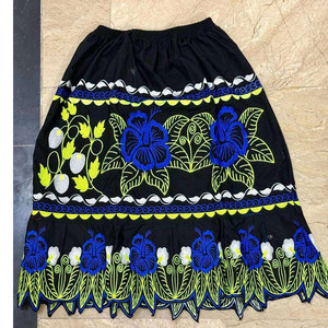 Ropa de Mujer, Nuevo Diseño, Faldas Casuales con Bordado, Transpirables, Nuevas y Modernas, Faldas Bordadas Florales al por Mayor - Product Image 2
