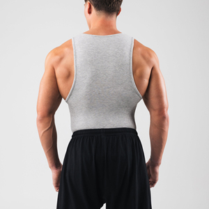 Camiseta deportiva para ejercicio, gimnasio, fitness, deportes, cuello redondo, holgada, 100% algodón, camiseta sin mangas para hombre, chaleco de verano, sin mangas. - Product Image 6