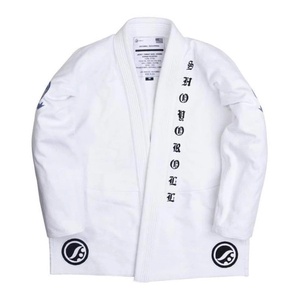 Kimono Blanco para Jiu-Jitsu Brasileño Shoyoroll, Logotipo Bordado, Corte Regular, Unisex para Adultos, 100% Algodón, Ropa Duradera para Artes Marciales - Product Image 1