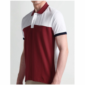 Polo Moderno para Hombre, Tela Elástica, Corte Ajustado Informal, Personalizable con Marca, Estilo Popular en EE. UU. de Alta Demanda - Product Image 3