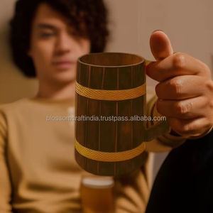 Taza de Café de Madera Premium Hecha a Mano en India, Producto de Exportación de la Mejor Calidad, Ofrecido al Precio Más Bajo, Suministro Mundial - Product Image 3
