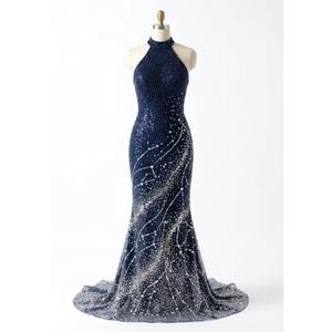 Vestido de Noche Largo Elegante con Cuentas Hechas a Mano, el Más Vendido, para Damas de Honor, Bailes de Graduación y Galas, Disponible a Precio de Fábrica - Product Image 1