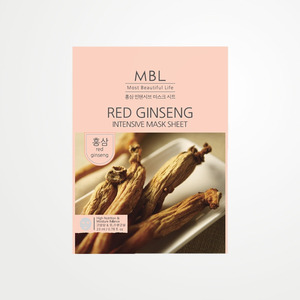 แผ่นมาส์กหน้า Embiel Hongsam Intensive Mask Sheet 10 แผ่น มาส์กหน้าเกาหลี แผ่นมาส์กหน้าโสม บำรุงผิวกระจ่างใสแบบเกาหลี - Product Image 1