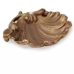 Antique Metal Dry Fruit Bowl Snack Dish Decorative Serving Bowl Dining Tableware Gift Item - Product Image 4