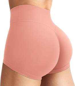 Shorts Deportivos de Cintura Alta para Mujer, Talla Grande, para Gimnasio, Running, Pilates, Yoga, Entrenamiento - Product Image 1