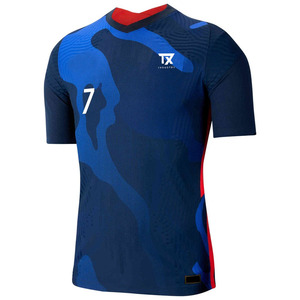 Camisetas de Fútbol Personalizadas Unisex, Camisetas de Manga Corta con Cuello Personalizado, Número Impreso, Camisetas de Fútbol al por Mayor, 100% Poliéster - Product Image 1