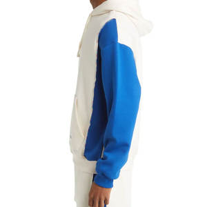 Pk Base personnalisé hommes 100% coton français éponge à capuche poids lourd goutte épaule Street-wear pull à capuche blanc pour hommes - Product Image 2