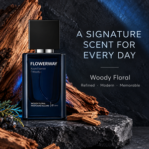 FLOWERWAY Azure Essence <span class=keywords><strong>Profumo</strong></span> Floreale Legnoso da Uomo 30ml Set Regalo Fragranza a Lunga Durata - Product Image 6