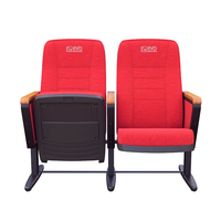 Chaise d'auditorium de haute qualité offrant une fonction de siège pliant et une conception peu encombrante pour les installations éducatives et culturelles