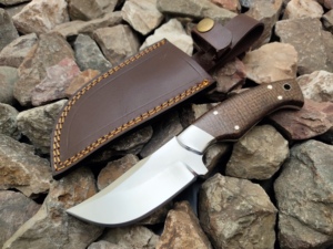 Couteau utilitaire de camping en acier inoxydable avec manche ergonomique pour la randonnée, la pêche, la survie et les activités de bushcraft - Product Image 6