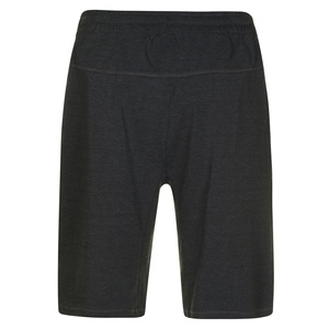 Shorts décontractés pour homme en coton noir OEM/ODM avec cordon de serrage à la taille et poches, style décontracté, 100% coton tricoté - Product Image 2