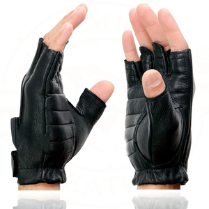 Gants de moto sans doigts pour hommes Samroz Sports - Product Image 4