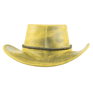 Chapeaux de cowboy ajustables en cuir de vachette véritable de qualité supérieure personnalisés - Impression de marque privée personnalisée, sport, quatre saisons, unisexe - Product Image 5