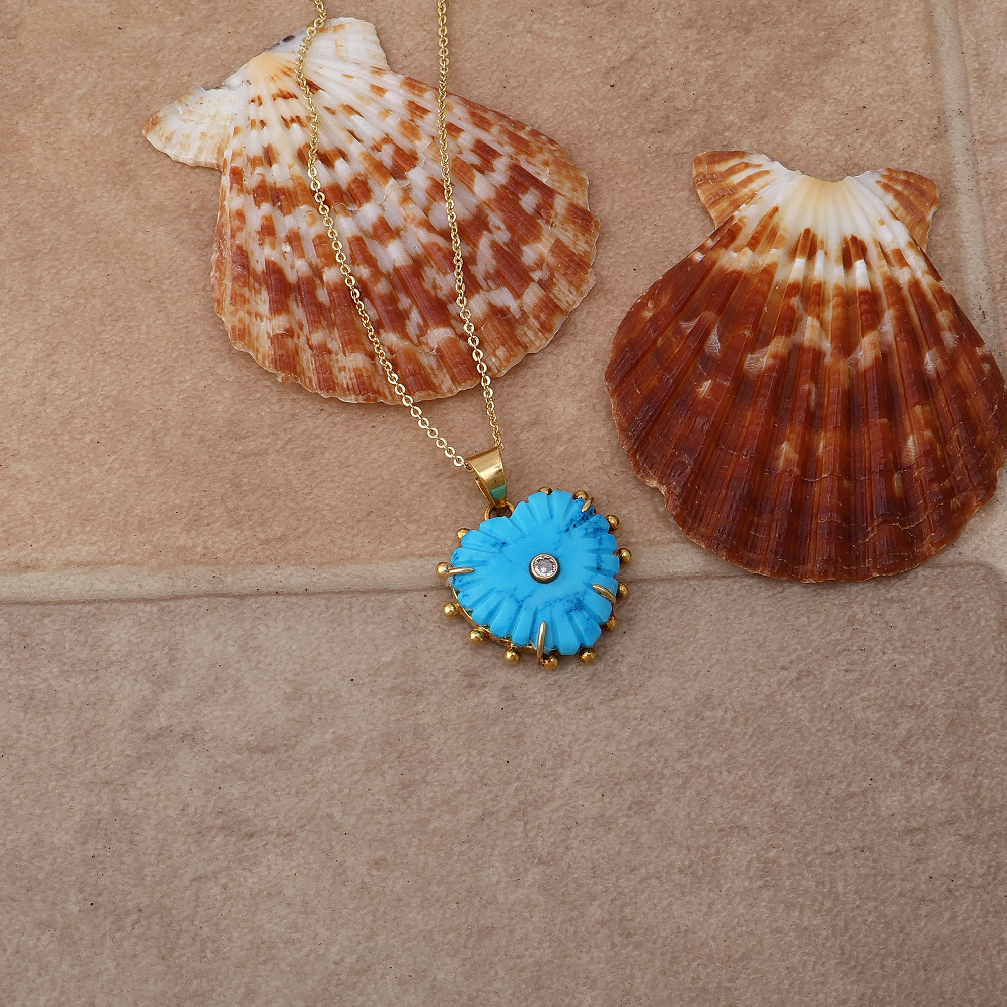 Turquoise et Quartz Cristal
