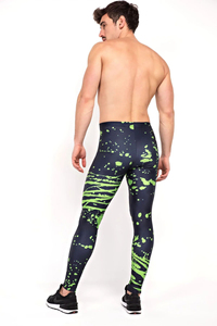 Men's Solid <b>Pattern</b> Compression Gym <b>Leggings</b> Wholesale Fitness Bodybuilding Sports Yoga <b>Leggings</b> for Men with cheap quality - Product Image 3