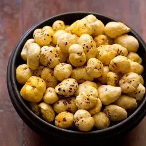 Roasted Plain Makhana Healthy Snacking India Exporter 12 Month Shelf Life Custom Packaging Unbeatable Price EXPORT DESI Brand - Product Image 1