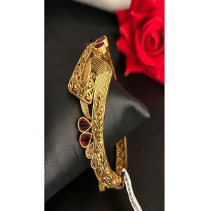 กำไลเดี่ยวชุบทองทองเหลืองอย่างดีเยี่ยมสำหรับผู้หญิงและเด็กผู้หญิงสำหรับคอลเลกชันงานแต่งงาน - Product Image 1