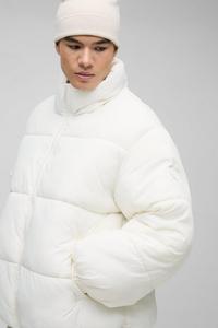 Chaqueta Premium Acolchada para Hombre, para Invierno, Informal, para Uso en Exteriores, Resistente al Viento, con Cierre de Cremallera y Bolsillos Laterales - Product Image 5
