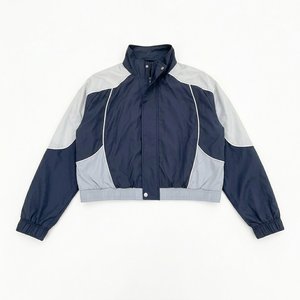 New Arrivals Custom Logo Grey Blue White <b>Men's</b> Nylon Wind Breaker Sets Suits For <b>Summer</b> Outwear <b>Men</b> Streetwear <b>Jackets</b> Trousers - Product Image 2