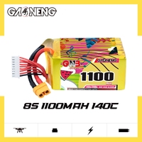 Batterie LiPo haute performance GNB GAONENG 1100 mAh 29,6 V 8S 140C avec connecteur XT60 pour drone FPV de course freestyle et voiture RC