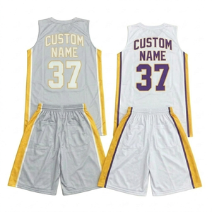 Ensemble d'uniformes de basketball personnalisés pour hommes et jeunes, maillot et short, séchage rapide, respirant, vêtements de sport, maillot d'entraînement - Product Image 2