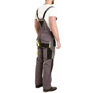 Pantalon de travail haute visibilité pour homme RICSA INTERNATIONAL, orange, bandes réfléchissantes, genoux renforcés, résistant à l'abrasion, polyester, CE - Product Image 2
