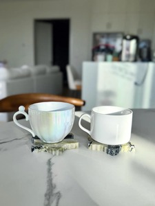 Juego de posavasos de mármol natural de lujo para tazas, vasos y jarras, decoración para el hogar, disponible para la venta al por mayor. - Product Image 4