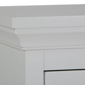 Avington bianco puro cesto della biancheria per mobili da bagno - Product Image 3
