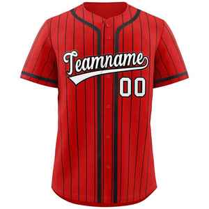 Camisetas de Béisbol al Por Mayor, Personalizadas, Transpirables, de Malla de Poliéster/Algodón, con Cuello Mandarín, Doble Correa, Tallas Grandes - Product Image 4