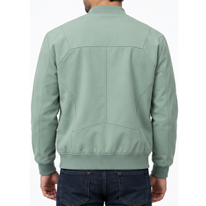 Blouson Bomber Premium en Gros : Fabricant OEM/ODM avec Ceinture Côtelée et Fermeture Éclair – Idéal pour les Acheteurs, les Revendeurs de Vêtements et les Achats en Gros - Product Image 3