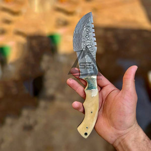 Cuchillos de hoja fija con mango de madera hechos a mano para bricolaje - Cuchillas de acero inoxidable personalizables OEM de alta calidad a bajo precio al por mayor - Product Image 2