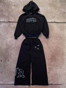 Premium Street Style Men Sweatsuit Set Embroidery Hoodie And <b>Pants</b> Bulk Manufacturer - Product Image 3