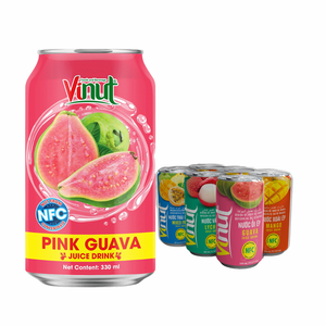 Jugo de Guayaba 330ml VINUT Sin Azúcar Precio de Fábrica OEM/ODM Marca Privada Muestra Gratuita Fabricante de Vietnam - Product Image 1