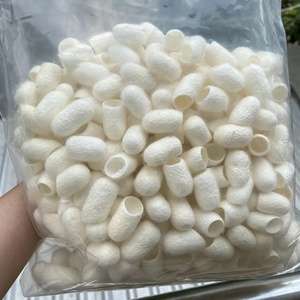 Cocon de soie blanc coupé et nettoyé pour l'exfoliation, le raffermissement et l'hydratation de la peau du visage, qualité supérieure, provenant de fermes vietnamiennes, prix abordable - Product Image 6
