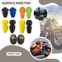 Pelindung Lutut EVA Tipis Anti-Selip Berkualitas Tinggi Profesional, Penyerap Guncangan untuk Sepeda Motor/Ski/Sepeda