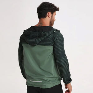 เสื้อแจ็คเก็ตวิ่งเทรคกิ้งสำหรับฤดูหนาว สปอร์ต ทนทาน ใส่สบาย เหมาะกับการออกกำลังกาย กันลม แบบสองด้าน - Product Image 2