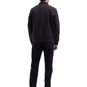 Blousons Bomber Homme Printemps Anti-Plis Coupe-Vent Décontractés en Nylon Enduit à Manches Longues avec Fermeture à Bouton Unique – Grande Vente - Product Image 4