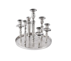Support de bougie en aluminium de qualité supérieure pour marque privée – Style durable pour la décoration des espaces de vie et la présentation festive de table - Product Image 3