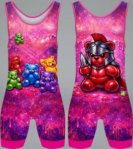 High-Quality Custom Sublimation Martial Arts Singlets <b>for</b> Wrestling Digital Printed Reversible <b>Body</b> <b>Shapers</b> - Product Image 2