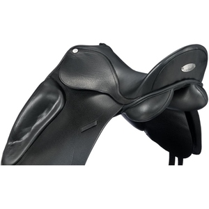 Silla de Montar Inglesa Personalizada de Cuero Genuino Negro para Doma Clásica, con Correas Ajustables, Venta al Por Mayor OEM Premium - Product Image 4