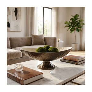 Vase de table en aluminium fait main Luxury Choice Jaffs Exports JE1127, design moderne, 14x7x5 pouces, écologique, résistant à l'eau, décoratif - Product Image 4