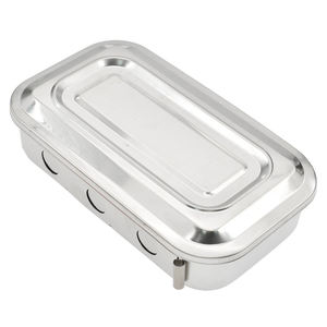 Boîte de stérilisation médicale en acier inoxydable, plateau organisateur d'instruments avec couvercle, meilleur plateau stérile pour hôpital 2026 - Product Image 2