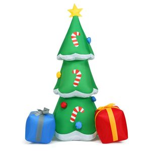 Albero di Natale Gonfiabile di 1,8 Metri con Scatole Regalo, Decorazione Gonfiabile per la Stagione Festiva - Product Image 1