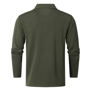 Polo de Golf para Hombre de Alta Calidad al por Mayor, Corte Regular, de Secado Rápido y Diseño Bordado, Color Sólido - Product Image 2