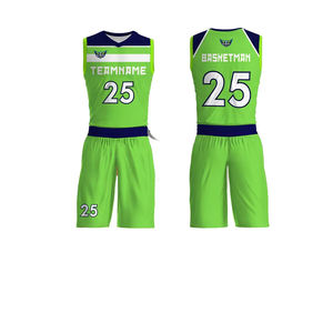 Ensemble d'uniformes de basketball personnalisables avec numéros et initiales imprimés, en maille respirante et anti-humidité, pour adultes, kit de match de club sportif, réversible - Product Image 1