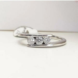 แหวนเพชรโตในห้องปฏิบัติการสุดหรูแถบหมั้นทอง14K หินมุกสีขาววินเทจ IGI ได้รับการรับรองเครื่องประดับที่ดีของขวัญแต่งงานสำหรับทุกเพศ - Product Image 3