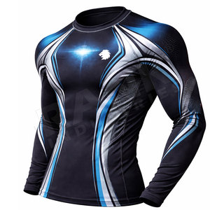 Vêtements de compression pour l'entraînement, Rash Guard pour hommes, équipement d'entraînement et de course, Rash Guard pour hommes, fitness, sport, Rash Guard pour hommes - Product Image 3