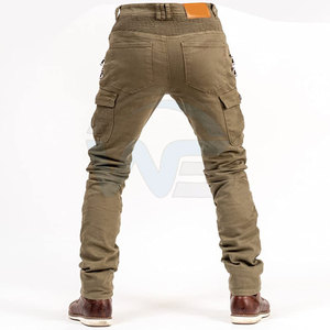 Pantalon de moto pour homme WASI SPORTS - Tissu respirant en polyester/nylon, coupe confortable, fermeture à boutons, poches pratiques pour tous - Product Image 3